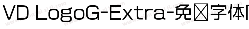 VD LogoG-Extra字体转换